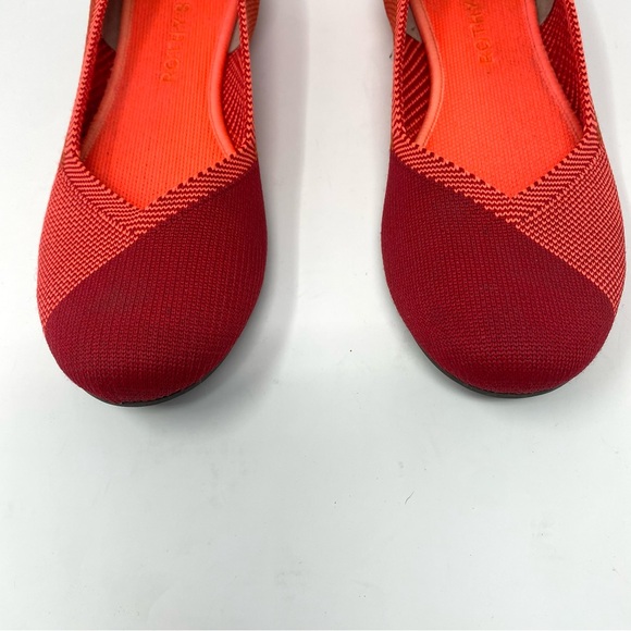 Rothy’s Round Toe Flats in Retired Cherry Pop - Picture 2 of 10